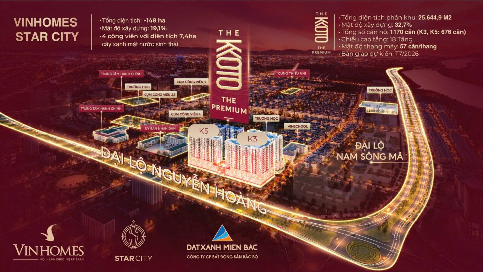 vị trí The Kyoto Vinhomes Star City Thanh Hóa